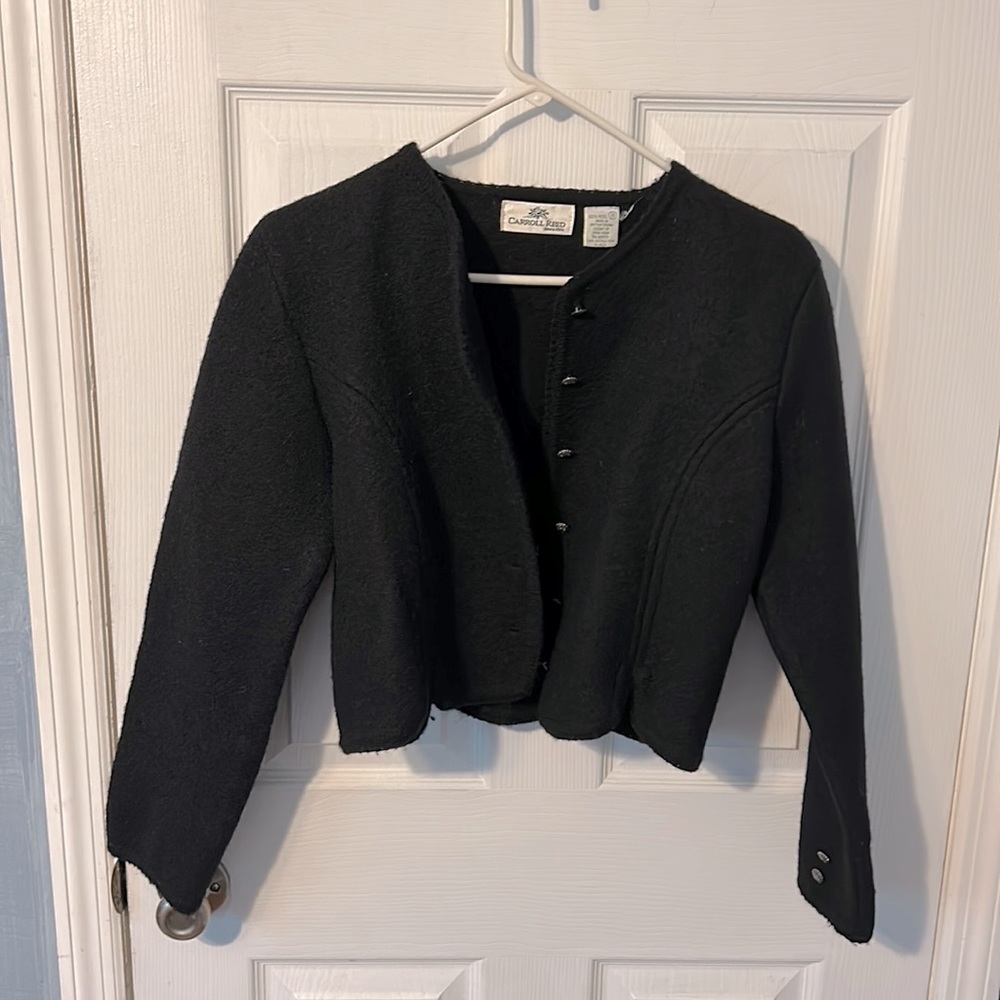 Beautiful vintage wool crop jacket. Bolero style. Perfect condition size 8